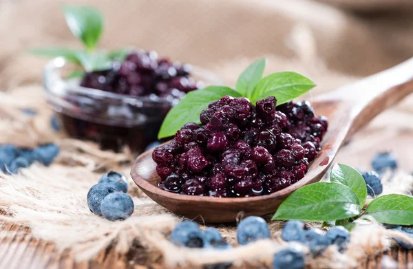 Portion Dosenheidelbeeren — Stockfoto