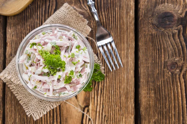 Cuenco con ensalada de carne — Foto de Stock