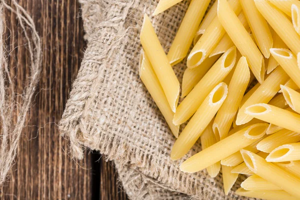 Del av rå Penne — Stockfoto