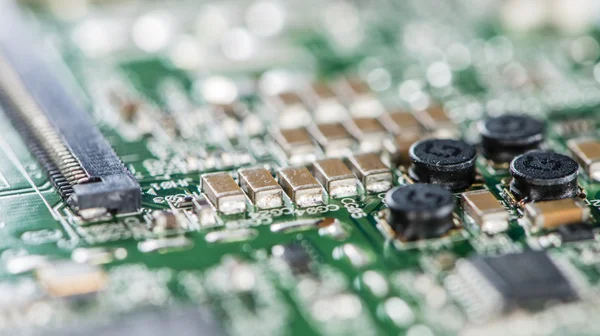 PCB with electronic Components — Stock Photo, Image