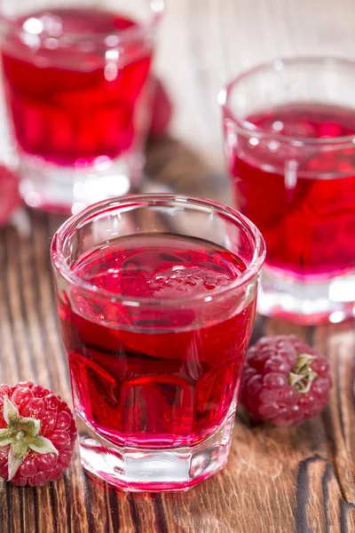 Homemade Raspberry Liqueur — Stock Photo, Image