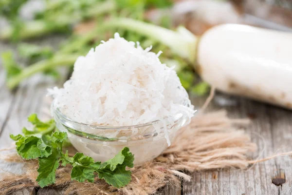 Portion of grated Horseradish — Stock Photo, Image