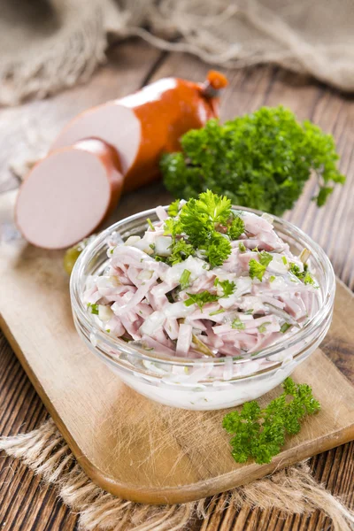 Ensalada de carne con mayonesa — Foto de Stock