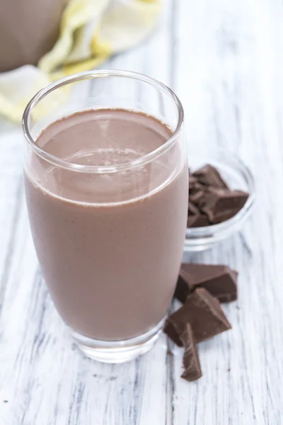 Chocolate Milk in glass — Stock Photo, Image