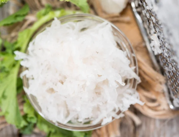 Portion of grated Horseradish — Stock Photo, Image