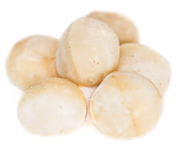 Beyaz Macadamia fındık — Stok fotoğraf
