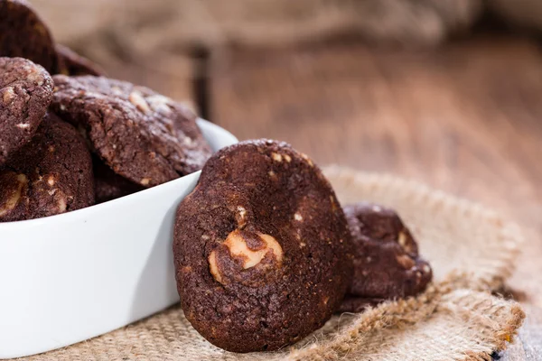 Macadamia Chocolate Cookies — Stock Photo, Image