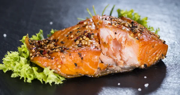 Piece of Smoked Salmon — Stock Photo, Image