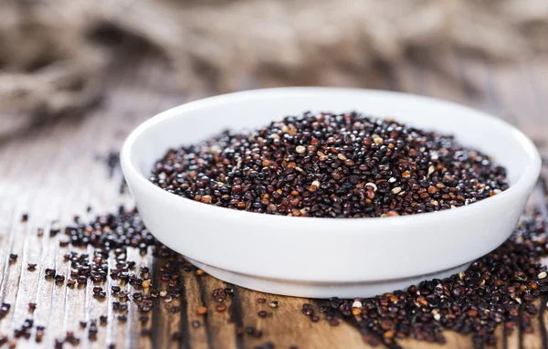 Porção de Quinoa preta — Fotografia de Stock