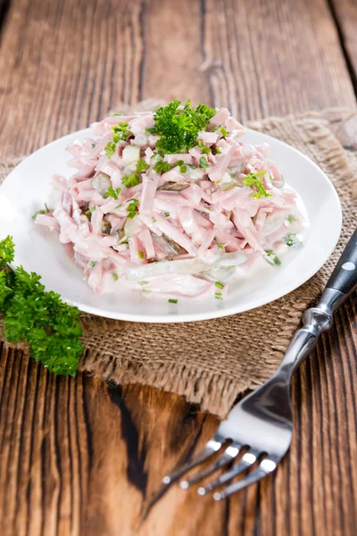 Vlees salade in plaat — Stockfoto