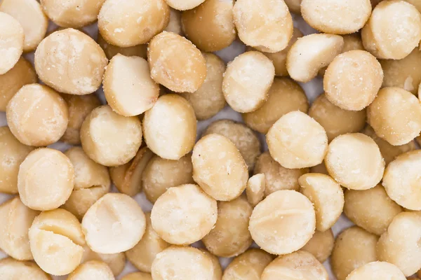 Fondo de nueces de macadamia — Foto de Stock