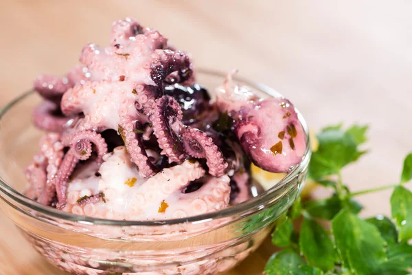 Homemade Octopus Salad — Stock Photo, Image