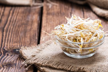 Bowl with Mungbean Sprouts clipart