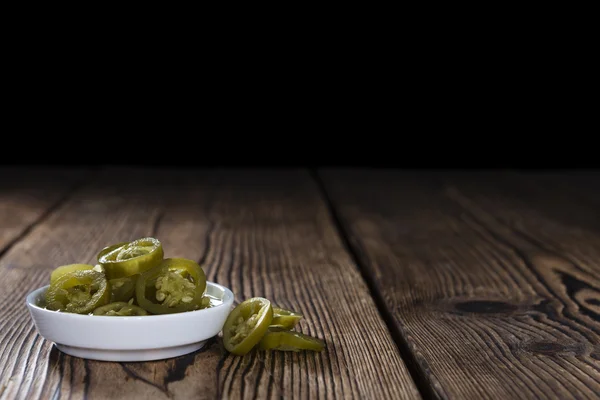 Preserved Sliced Jalapenos — Stockfoto