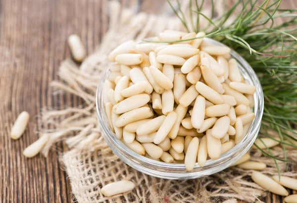 Small portion of Pine Nuts — Stock Photo, Image