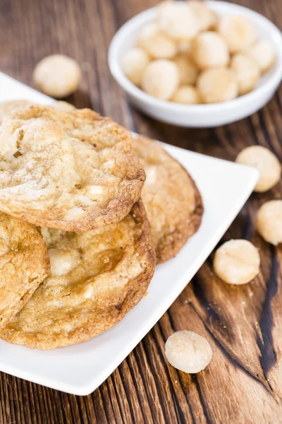 Fresh made Macadamia Cookies — Stock Photo, Image