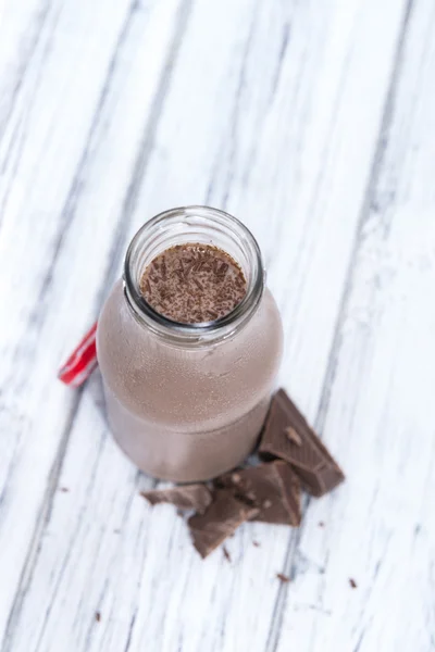 Fresh made Chocolate Milk — Stock Photo, Image