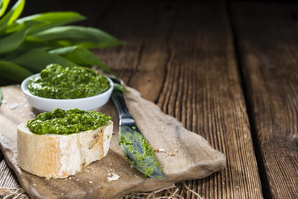 Fait maison Ramson Pesto — Photo