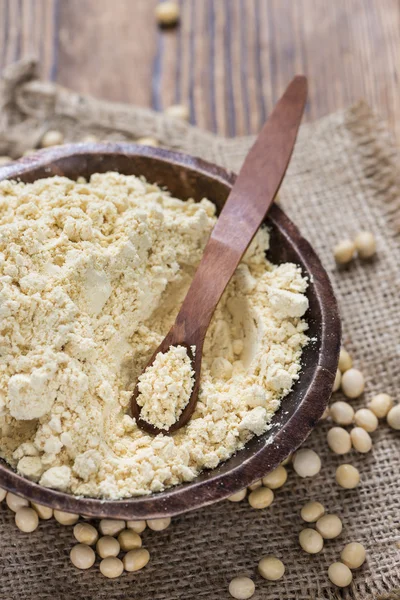 Portion of Soy Flour — Stock Photo, Image