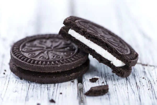 Galletas de doble crema — Foto de Stock