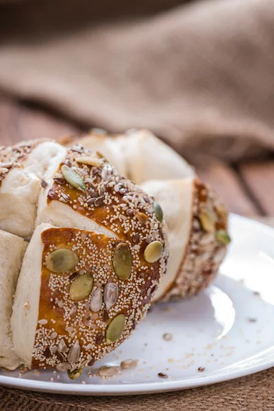 Fresh baked Pretzel Rolls — Stock Photo, Image