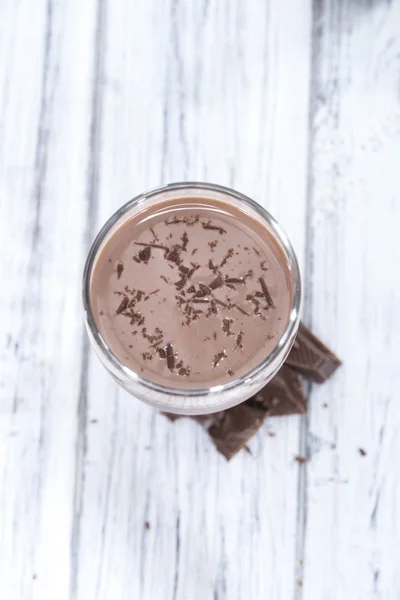 Fresh made Chocolate Milk — Stock Photo, Image