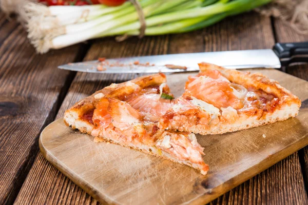 Somon Pizza (dilim) — Stok fotoğraf