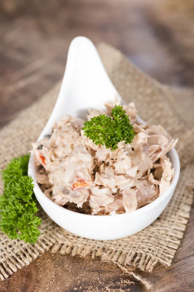 Bowl with Tuna salad — Stock Photo, Image