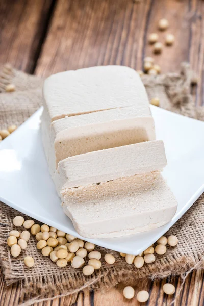 Porção de Tofu em cubos — Fotografia de Stock