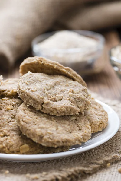 Porción de galletas de avena — Foto de Stock