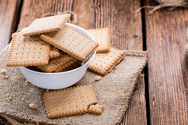 Biscuiți cu unt stivuit — Fotografie, imagine de stoc