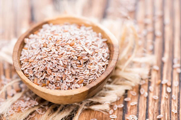 Heap de sementes frescas de Psyllium — Fotografia de Stock