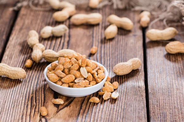 Erdnüsse (geröstet und gesalzen)) — Stockfoto