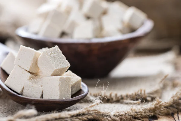 Bloco de tofu fresco — Fotografia de Stock