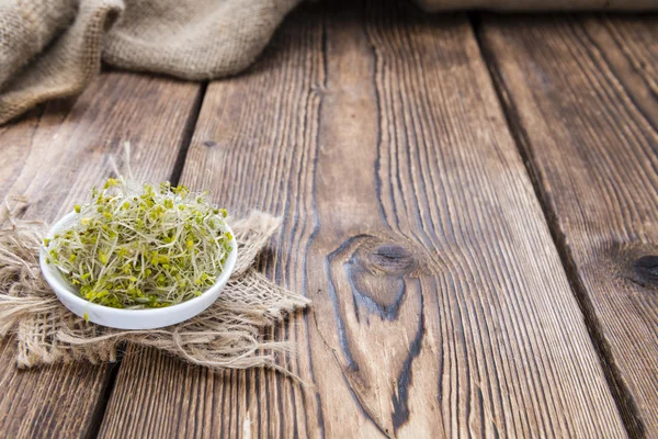 Portion of fresh Broccoli Sprouts — Stock Photo, Image