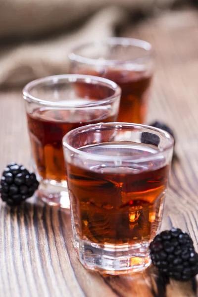 Blackberry liqueur — стоковое фото