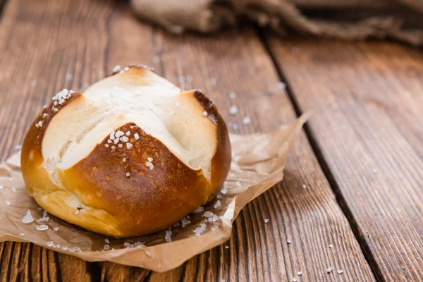 Salty Pretzel Roll — Stock Photo, Image