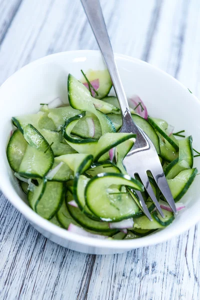 Salada de pepino feita de fresco — Fotografia de Stock