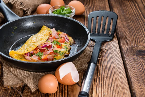 Tortilla en un frypan —  Fotos de Stock