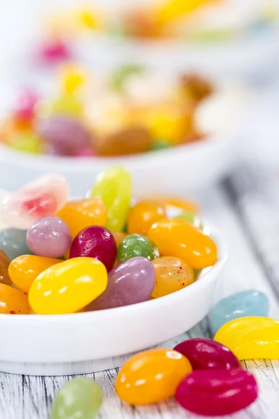 Hoop van kleurrijke Jelly Beans — Stockfoto