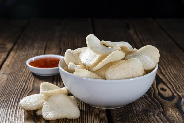 Galletas de gambas recién hechas —  Fotos de Stock