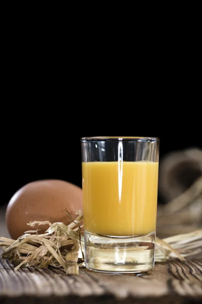 Homemade Egg Liqueur — Stock Photo, Image