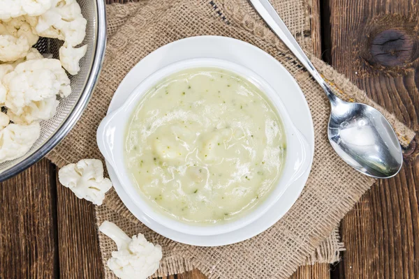 Portion of Cauliflower Soup — Stock Photo, Image