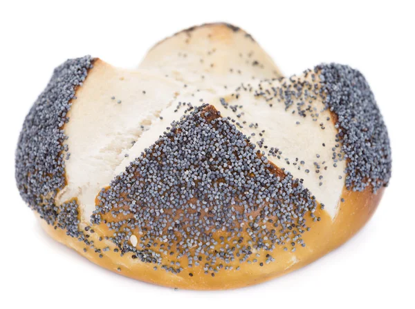 Rolo pretzel com semente de papoila — Fotografia de Stock