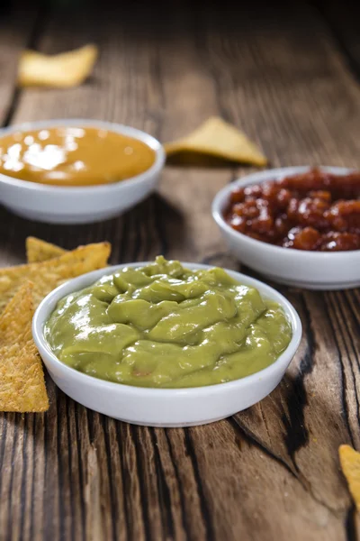 Nacho dips (weicher Fokus)) — Stockfoto