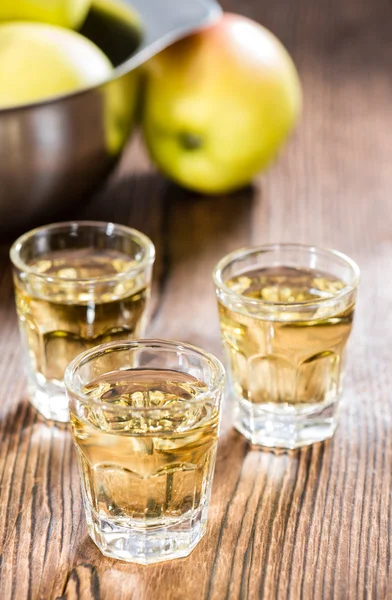 Apple Liqueur Shot — Stock Photo, Image