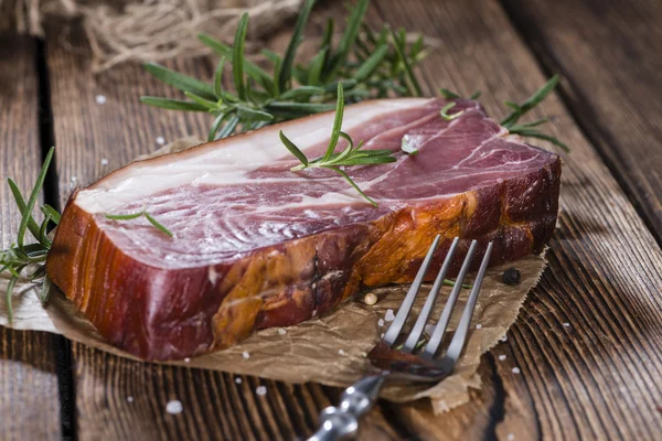 Plakjes gerookte ham — Stockfoto