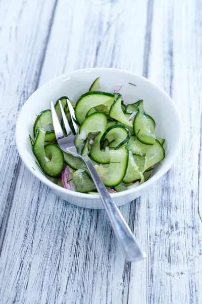 Portion de salade de concombre Images De Stock Libres De Droits