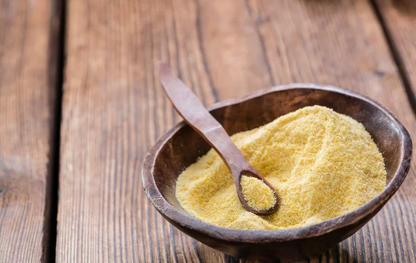 Portion of fresh Cornmeal — Stock Photo, Image