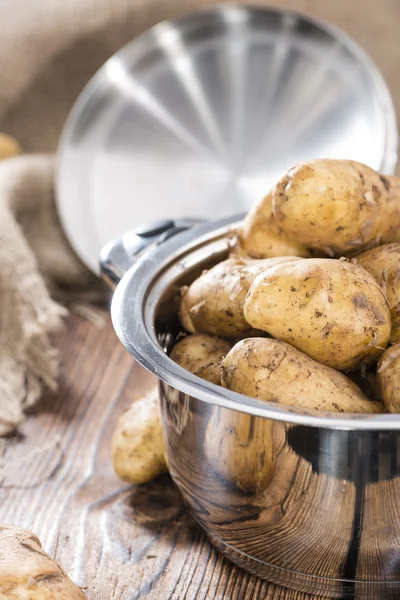 Portion of Potatoes on a background — Φωτογραφία Αρχείου